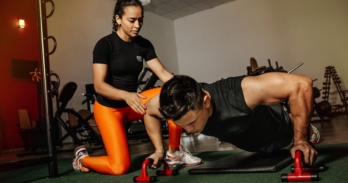 High-intensity interval training workout in action